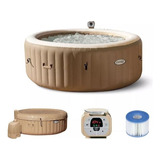 Jacuzzi Con Hidromasaje Inflable Lay-z-spa Palm C/ Cobertor