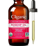 Cliganic Aceite De Rosa Mosqueta Orgánico 100% Puro 120 Ml 