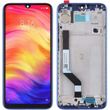 Tela Frontal Para Xiaomi Redmi Note 7 Aro Azul Nacional