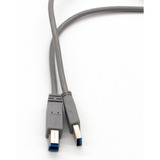 Cable Usb Impresora 3.0 A B 2 Metros Mts Hp Epson Lexmark Color Gris