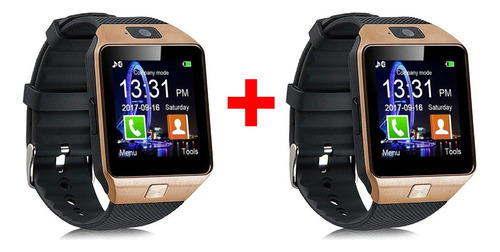 2 X Teléfono Celular Reloj Inteligente Dz09 Smartwatch