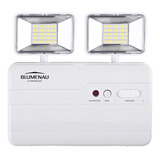 Kit 6 Luz De Emergência 80 Led 10w 2.200lm 6500k 2 Faróis