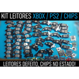 Defeito - Kit Peças Ps2 Lote Chips Ps2/ Leitura Xbox Sucata
