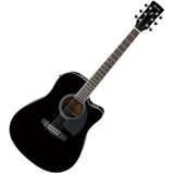 Ibanez Guitarra Electroacústica Negra Pf15ecebk