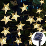 Luces Navideñas Con Panel Solar