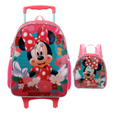 Kit Mochila De Rodinha Xeryus 14 Minnie - 11411