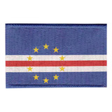 Patch Sublimado Bandeira Cabo Verde 5,5x3,5 Bordado