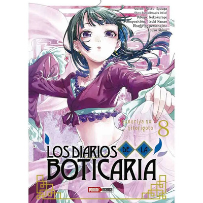 Los Diarios De La Boticaria 08, De Natsu Hyuuga. Los Diarios De Boticaria, Vol. 8. Editorial Panini Manga Argentina, Tapa Tapa Blanda, Edición 1 En Español, 2024 | Meses sin interés