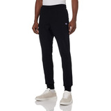 Pants Jogger Champion Original Hombre Casual Comodo Negro 2