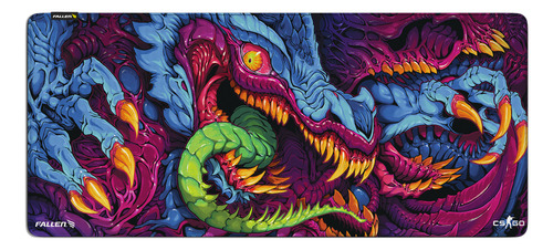 Mousepad Gamer Fallen Cs 2 Hyper Beast Speed Estendido 90x40cm