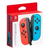 Controle Joycon Oficial Nintendo Joy-con Red/ Blue Nacional 