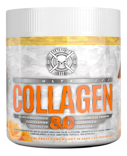 Colageno Hidrolizado Generation Fit 260grs Acido Hialuronico