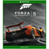 Forza Motorsport 5 Xbox One - Código De 25 Dígitos (s/ Ju