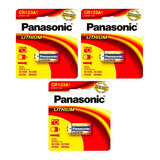 Cr123 Panasonic Cr123a No Recargable Litio 3v - 3 Piezas