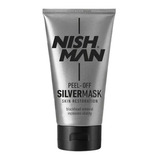 Mascarilla Negra Carbón Nishman 150ml Barber Silver Mask