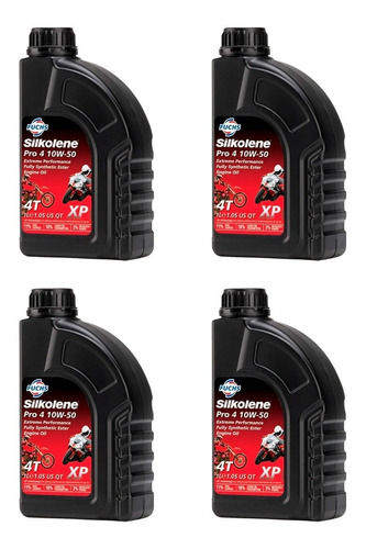 Aceite Moto X4 Sintético Silkolene 4t Siamotos++