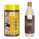 Parafina Coco E Babaçu + Fixador Melanina Bronze