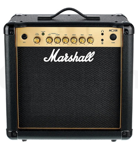 Amplificador Guitarra Transistor Marshall Mg15r Gold 15 W