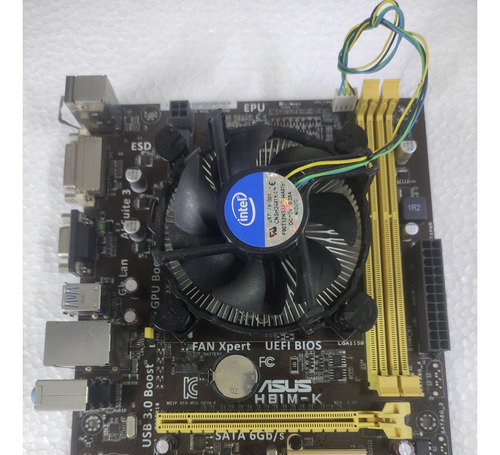 Board Asus H81m-k+core I7 4770 +disipador+rejilla 