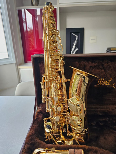 Saxofone Mib Weril Spectra Fama Novíssimo 