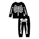 Conjuntos De Pijama Niño Halloween Calabaza Momia Esqueleto