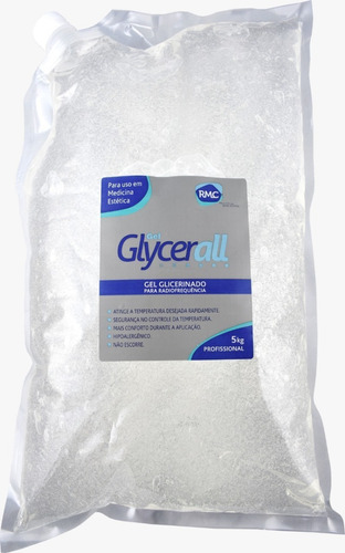 Gel Glycerall Glicerinado Radiofrequência Rmc 5kg Bag 