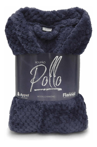 Roupão Masculino Pollo Hobby Plush Flannel Para Frio Inverno
