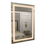 Espelho Led 0,80 X 0,90cm Touch Jateado Banheiro, Quarto