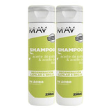 Shampoo Aceite De Palta Y Lino 250ml Mav Extra Acida Kit X2