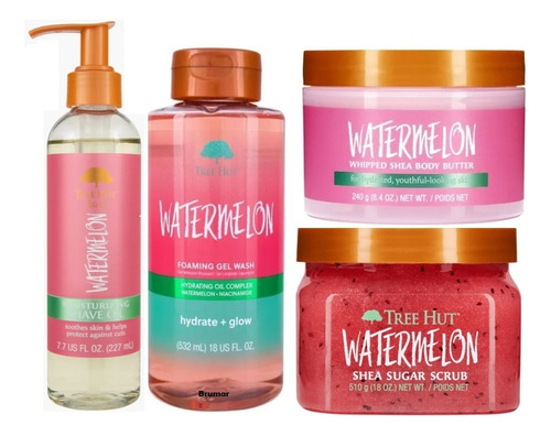 Tratamiento Completo Tree Hut Watermelon Super Kit Intensivo