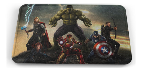 Tapete Marvel The Avengers Principales Baño Lavable 50x80cm