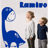 Vinilos Decorativos Infantiles Dino Grande Nombre Dinosaurio