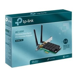 Adaptador Pci-e Sem Fio Wi-fi Ac1300 Archer T6e Dual Band