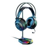 Soporte Fone Ouvido Headset Gamer Con Rgb Porta Usb Y Audio