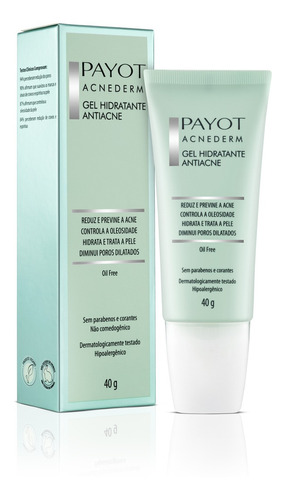 Acnederm Gel Hidratante Facial Antiacne Payot 40g Momento De Aplicação Dia/noite Tipo De Pele Todo Tipo De Pele