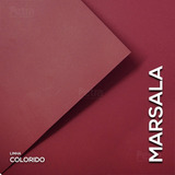 Papel Colorido Marsala - Vermelho A4 180g/m²  50 Folhas