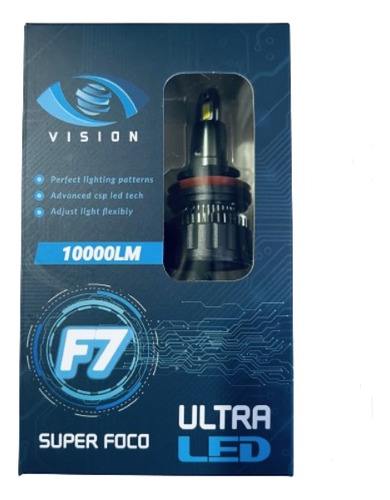 Lançamento Par Lâmpadas Ultra Led F7 Vision H11 Super Foco