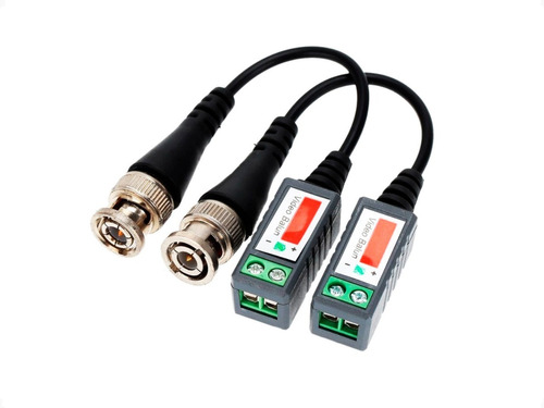 Kit 25  Conversor Par Trançado Video Balun 600 Mts Novo