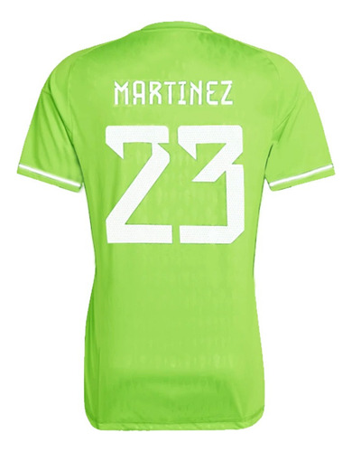 Camiseta Dibu Martinez Escudo Bordado 3 Estrellas 