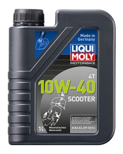 Aceite Liqui Moly 10w40 4t Mineral Scooter X1lt