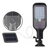 Lampara Solar Led + Control + Sensor + Cable De Panel 5 Mts