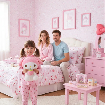 Peluche My Melody Con Fresa 42 Cm Suave Kawaii Premium Blanca | Envío gratis