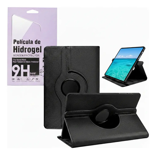 Capa Giratória P\u002F Tablet Lenovo Tb311xu 10.1 + Película Gel | Parcelamento sem juros