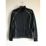 Chaqueta Poleron Con Cierre Zip Jaco Talla M Negro