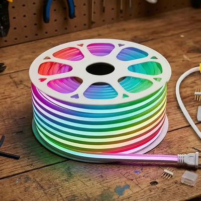 Manguera Neon Led Rgb Multicolor 25 Metros C/ Control Remoto