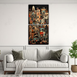 160x80cm Diptico Modernos Living - Cuadros Decorativos