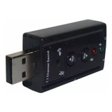 Usb Som 7.1 Virtual Comum Cmedia Knup Cor Outro