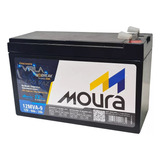 Bateria Moura 12v 9ah Vrla Nobreak Bicicleta Elétrica