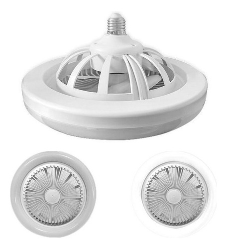 Luz De Ventilador Led De Techo For Dormitorio De 30w Con