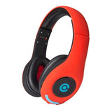 Audífonos Orejeras Inalámbricos Bluetooth One® Silky Color Rojo
